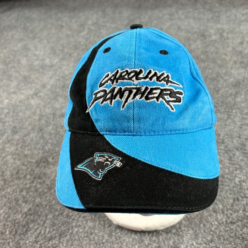 Vintage Y2K Carolina Panthers NFL Ball Cap Hat Blue‎ Chrysler Jeep Dodge Promo